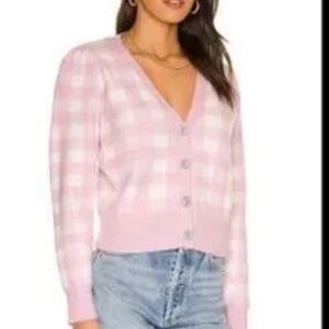 Are the label pink plaid Women's Sweater